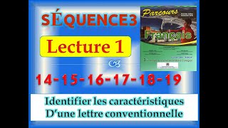 parcours français LECTURE 1 : rédiger une lettre d'autorisation p 14 15 16 17 18 19