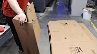 TP-CR-1224-4SD & TP-CR-1228-2S Flexo Printer Slotter Die-cutter Machine working in one plant
