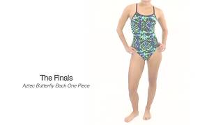 The Finals Aztec Butterfly Back One Piece Swimsuit | SwimOutlet.com