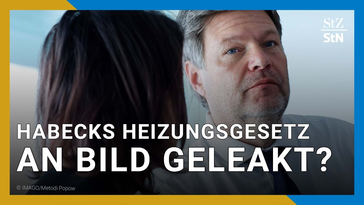 Wrmepumpen Gesetz an BILD geleakt? Robert Habeck beschuldigt  Koalitionspartner