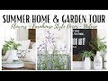 Summer Home Tour 2020 ~ Farmhouse Style Decor ~ Cottage Gardens ~ Home and Garden Tour ~  Home Tour