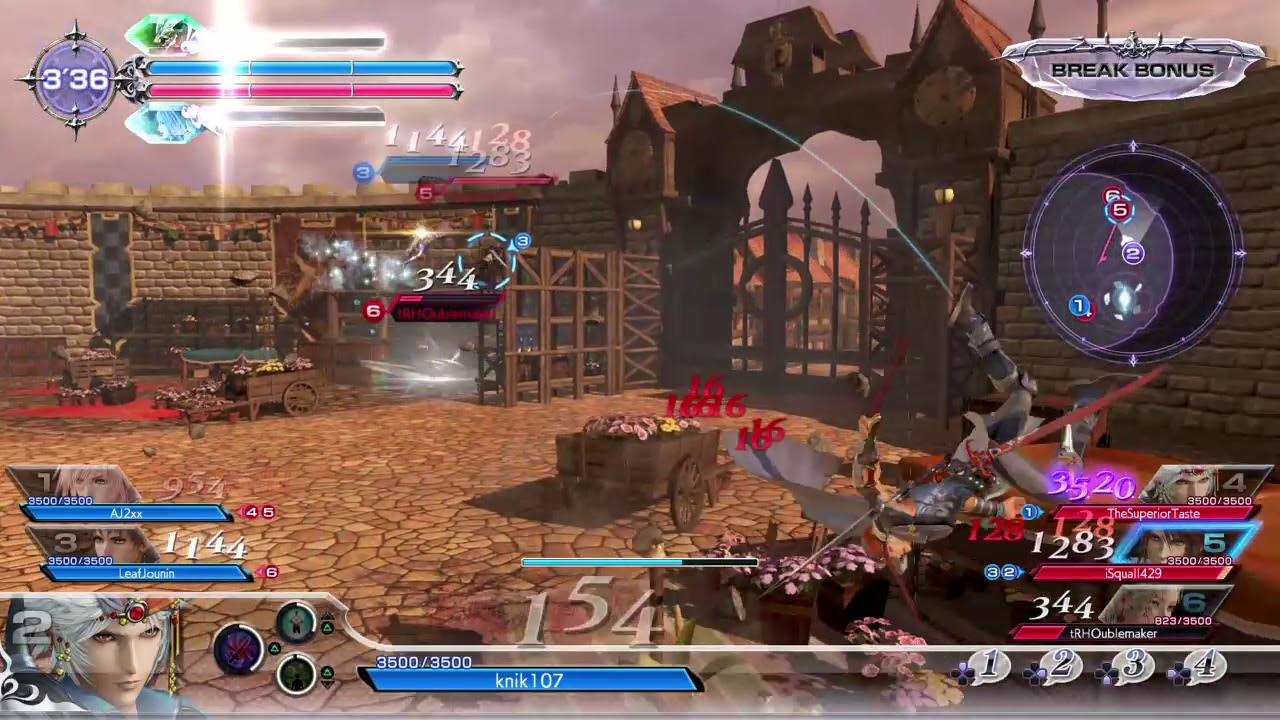 DISSIDIA FINAL FANTASY NT Closed Beta Test firion - YouTube