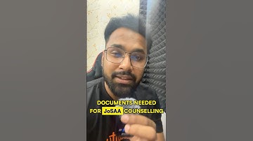 JEE 2023: Checklist ✅ Important Documents for JOSAA Counseling 2023 #shorts #jee2023 #josaa #iitjee