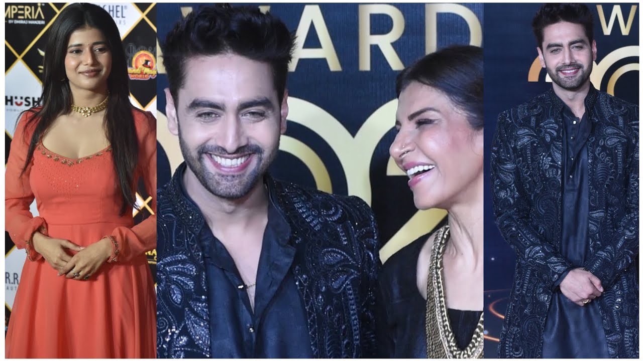 ROHIT PUROHIT and Samridhi Shukla at International Iconic Awards | #abhira @bollywoodbandook 