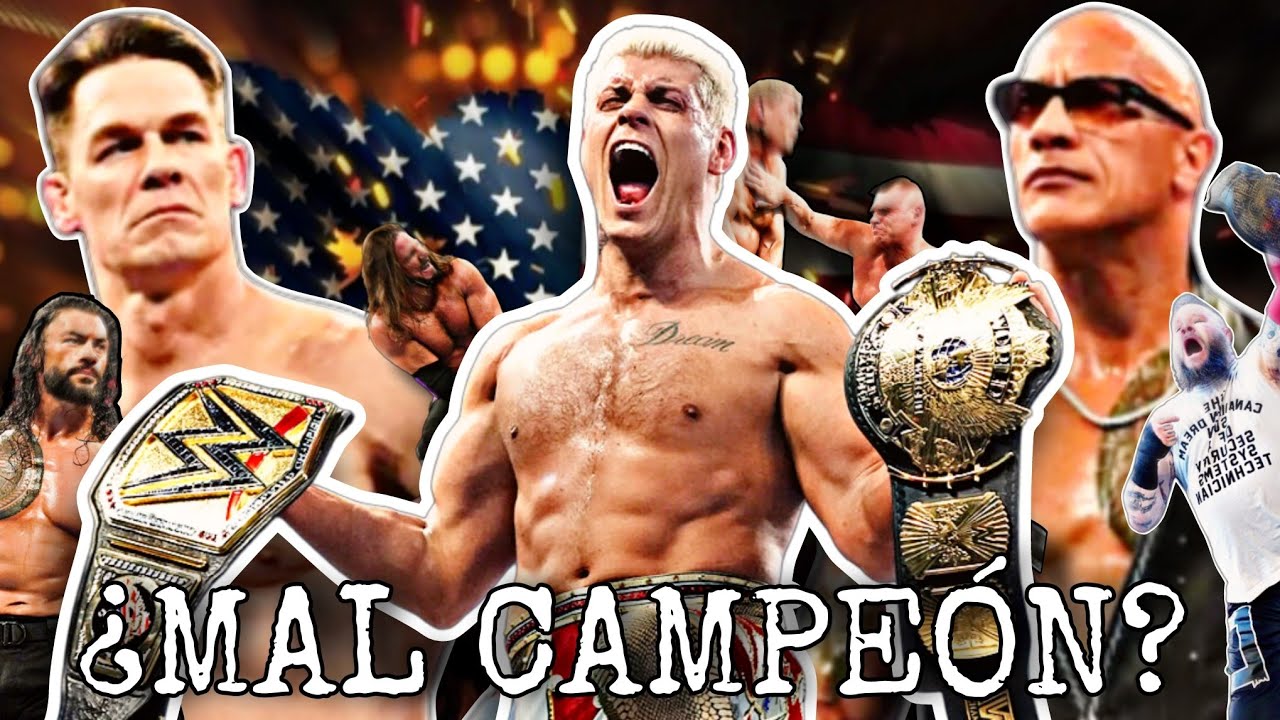 El DECEPCIONANTE REINADO de CODY RHODES como CAMPEÓN de WWE- La HISTORIA COMPLETA 