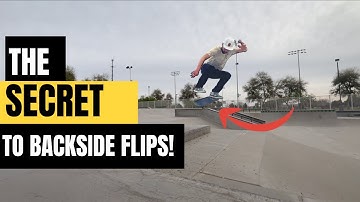 How to Backside flip! - Backside flip trick tip