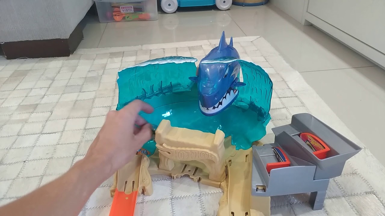 Pista Hot Wheels City Ataque do Tubarão Mattel - FNB21