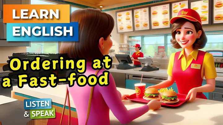 How To Order At The Fast Food Restaurant | English Conversation for Beginners | Speaking Practice