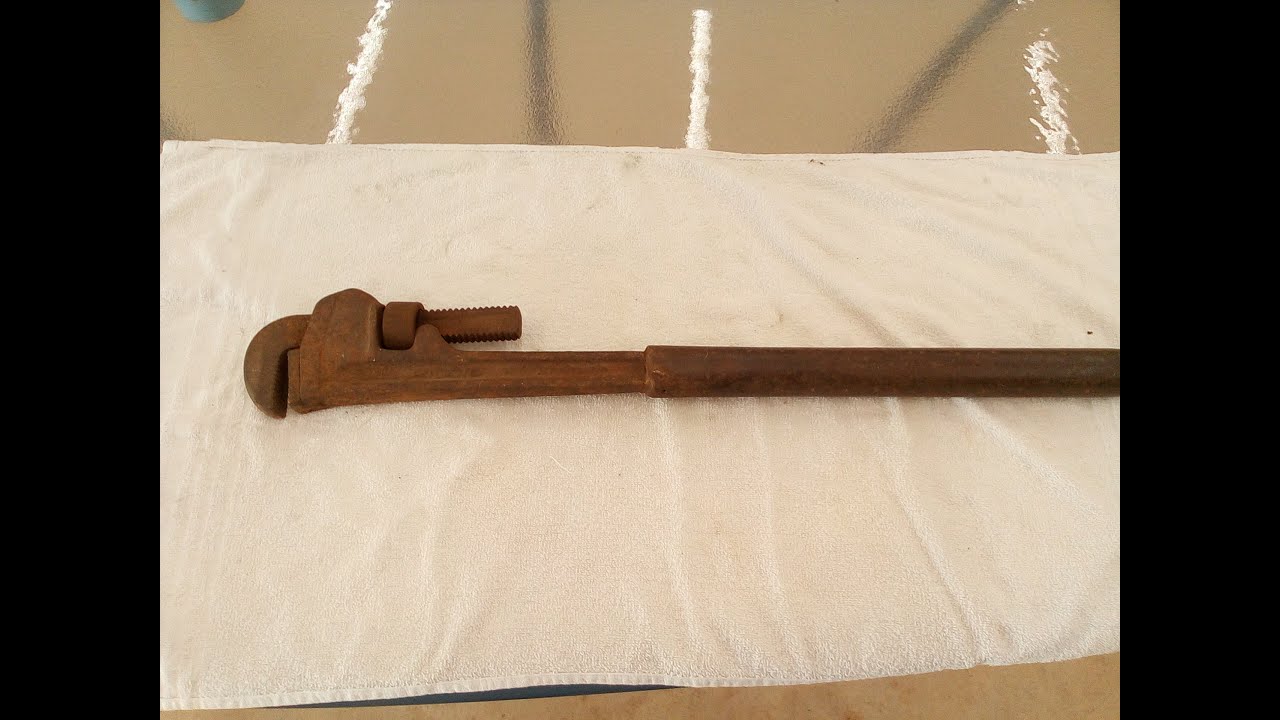 Ridgid pipe wrench restoration 24"