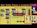 Star Delta Starter Control Circuit | How to Wiring Star Delta Motor | Star delta Motor wiring