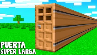 ENCONTRÉ LA PUERTA MÁS LARGA DE MINECRAFT