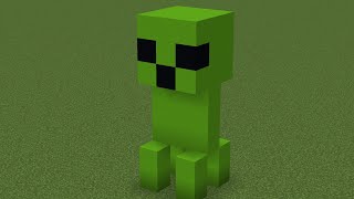Mini Creeper Statue in Minecraft