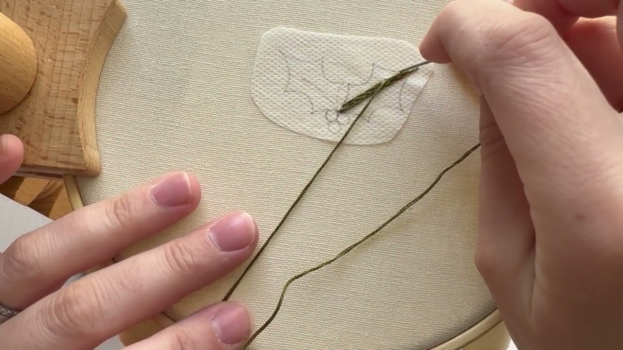 Holly Leaves Stitch Tutorial