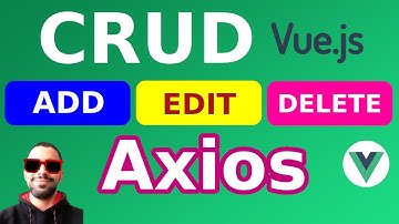 Make a simple CRUD Using Vue.js and Axios