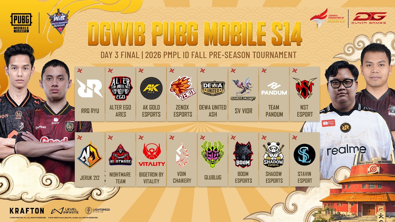🔴DGWIB PUBG MOBILE SEASON 14 : FINAL DAY