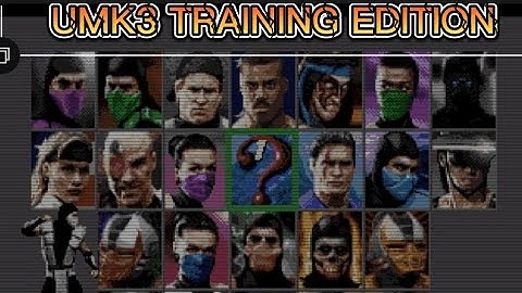 UMK3 TRAINING EDITION MD. GENESIS