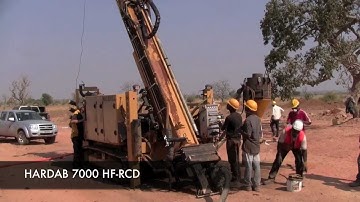 Mineral Exploration Drilling ( Reverse Circulation) | HARDAB Drill Rigs with Rod Handling System