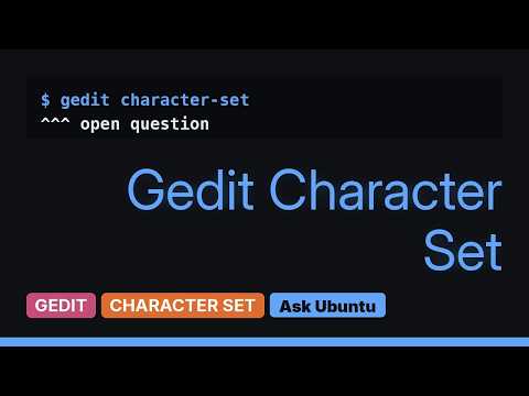 Ubuntu: Opening a non-utf8 encoded text file (3 Solutions!!)