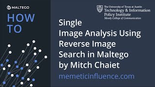How to: Single Image Analysis Using Reverse Image Search with TinEye in Maltego - Official Tutorial