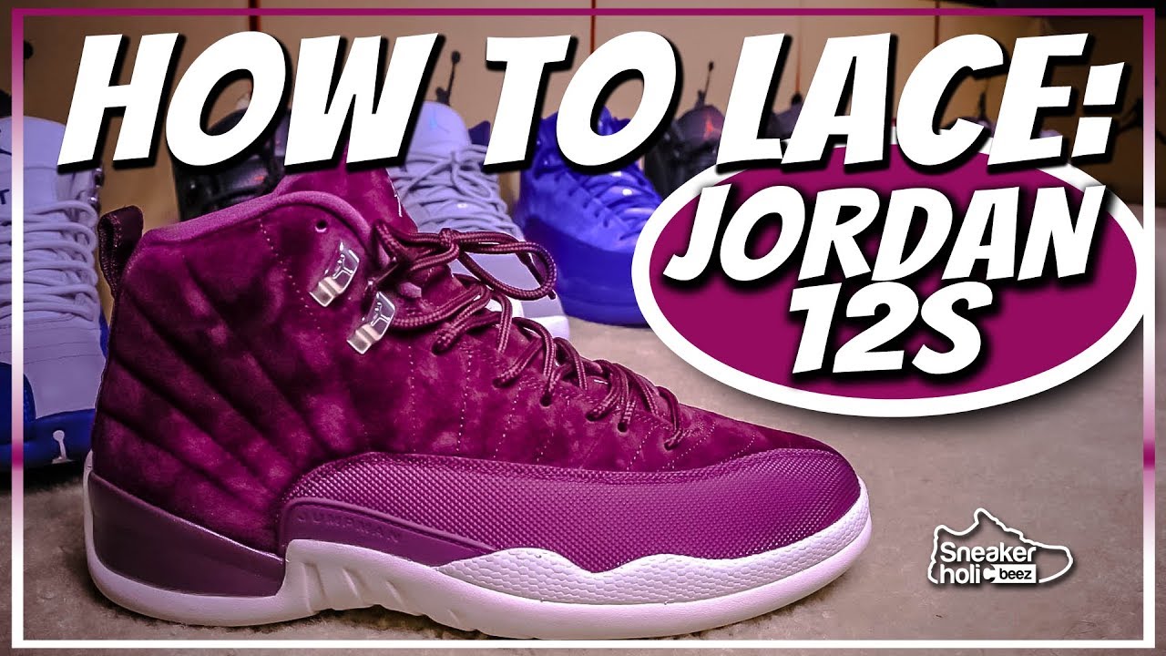 jordan 12 shoe laces