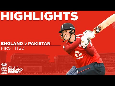 England v Pakistan 1st IT20 | Tom Banton Shines Before Rain Stops Play! | Vitality IT20 2020