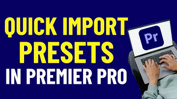 How To Import Presets Into Premiere Pro 2024 | Adobe Premiere Pro Tutorials