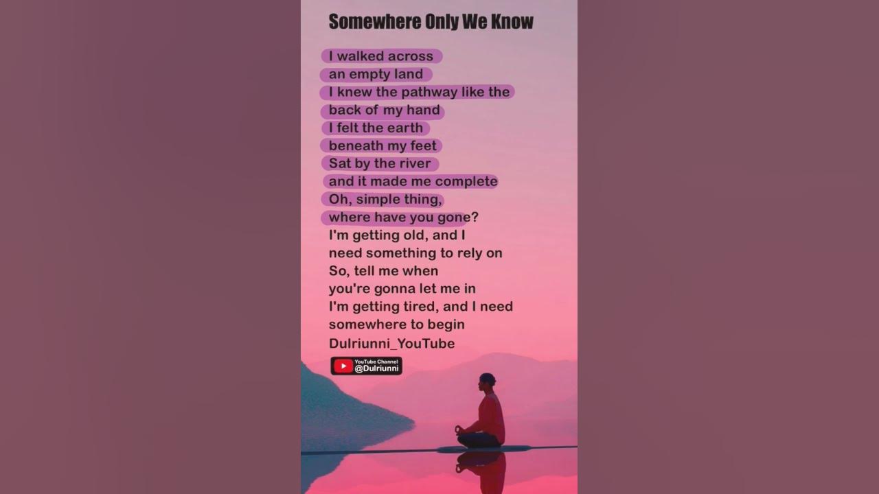 🌼 Somewhere Only We Know | Gustixa & Rhianne