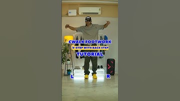 V step with Back step Cwalk Footwork tutorial series #jddancetutorial #cwalk #cwalktutorial