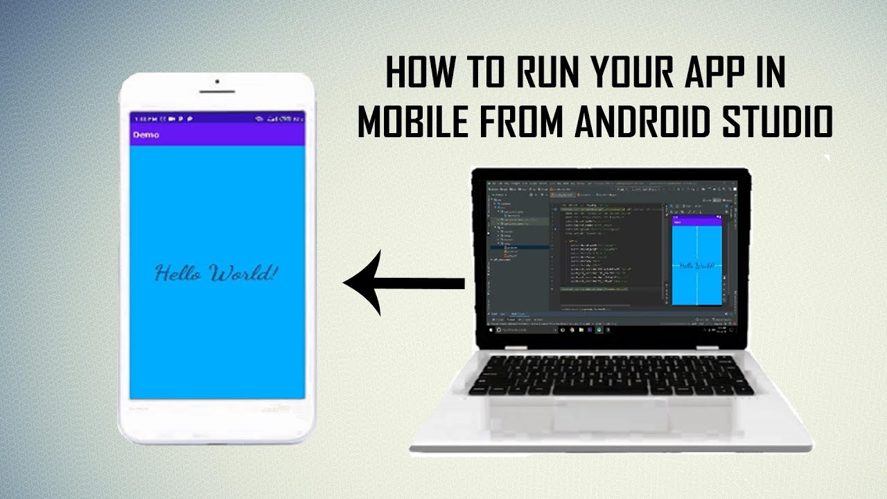 how to run an android studio app on a phone