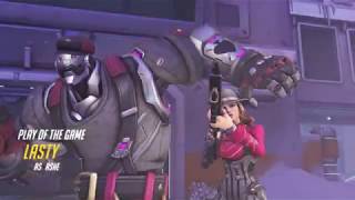 Ashe coach gun vs. Sneaky Symmetra Teleporter :D