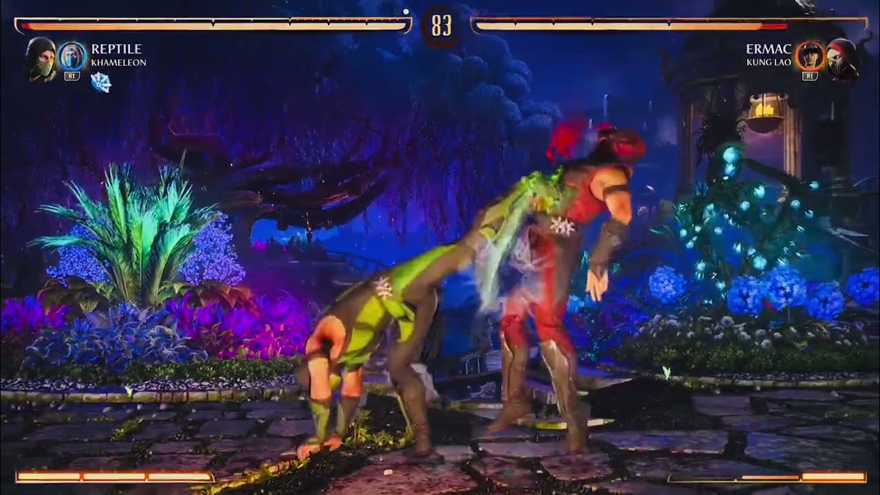 Mortal Kombat 1 UMK3 reptile vs UMK3 Ermac 