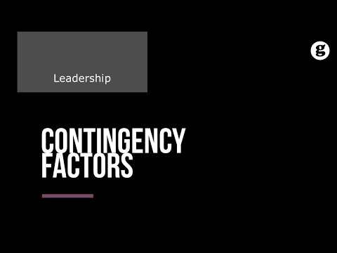 Video: Ano ang mga contingency factor?