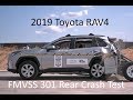 2019-2021 Toyota RAV4 FMVSS 301 Rear Crash Test (50 Mph)