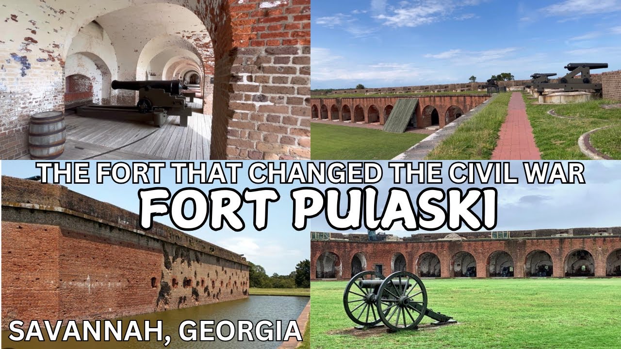 Fort Pulaski, the fort that changed the Civil War, Savannah Georgia