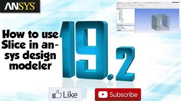 Ansys workbench tutorial in hindi | Slice | ansys design modeler.