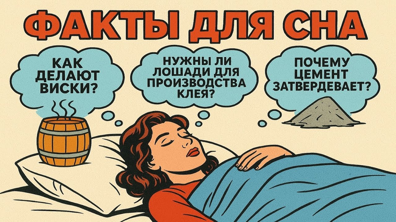 Вопросы перед сном: Удивительные факты, чтобы быстро уснуть