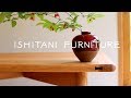 Ishitani  making a stowable cherry low table