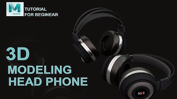 Headphone 3d Modeling Maya 2023