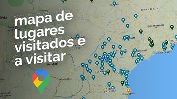 Como fazer um mapa de lugares visitados e a visitar com o Google Maps