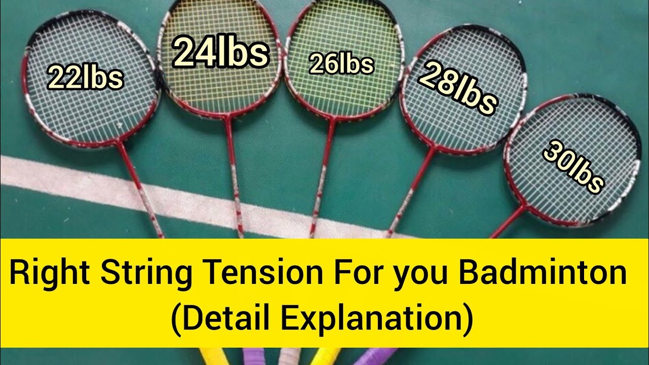 Badminton STRING TENSION guide | Badminton tension in hindi