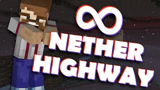 Infinite Nether Ice Highway - Addon for Minecraft Bedrock / Pocket Edition! screenshot 2