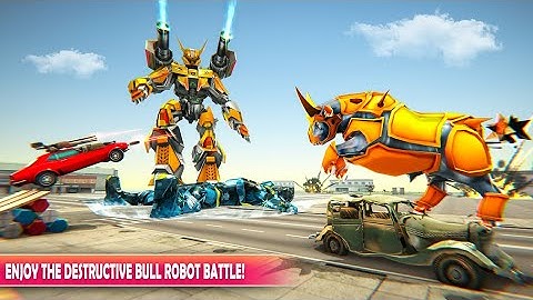 Bull Robot Car Transform Game
