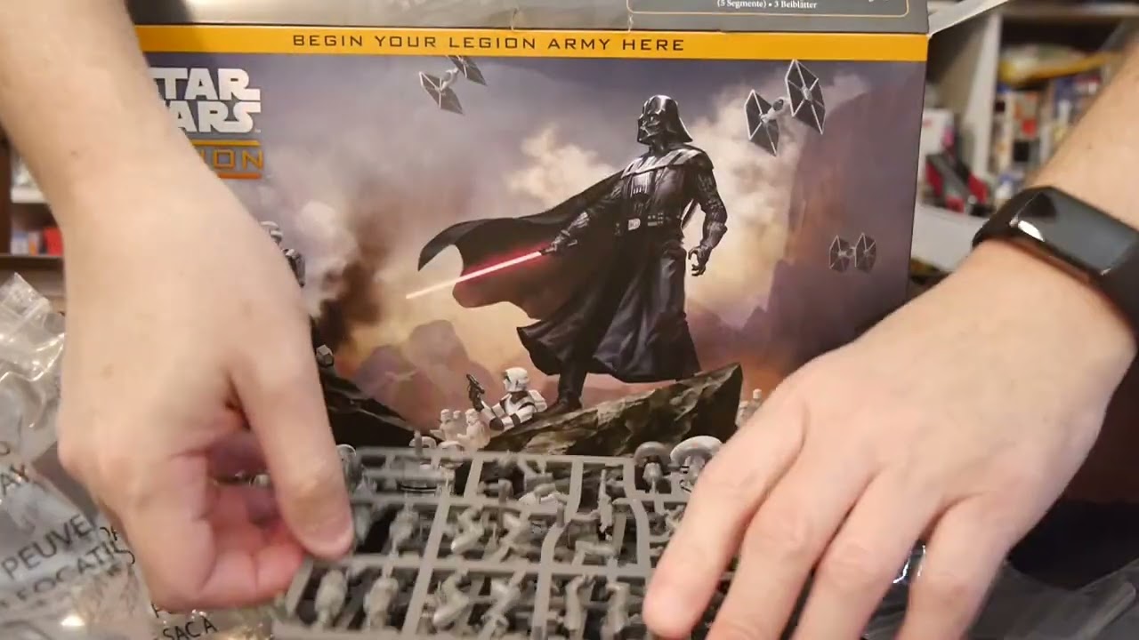 Star Wars: Legion Galactic Empire Starter Set unboxing!