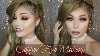 Fall Makeup Tutorial - Copper Eyes