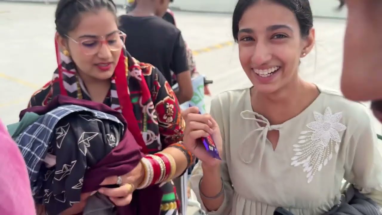 aj krli shoping hajur sahib di fmly sari ne ❤️😊😊