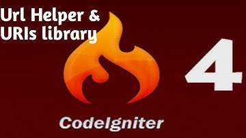 Url Helper and URIs Library in Codeigniter Part #19 | Codeigniter 4 tutorial in Hindi