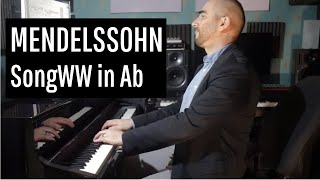 Mendelssohn - Song Without Words op.38 no.6 in A Flat Major