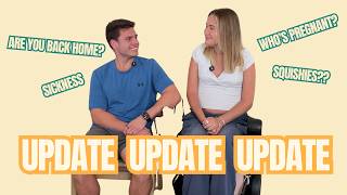 UPDATE: Are we home?!, Sickness, and Secret Projects