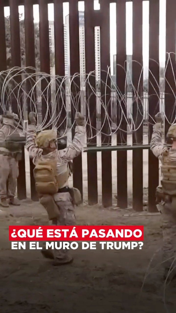 El nuevo muro de Trump tiene más seguridad que un banco