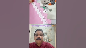 Naai trucs💥Eenvoudige methode om driehoekige kant te maken👌🔥#naaien #ytfeed #ytshort